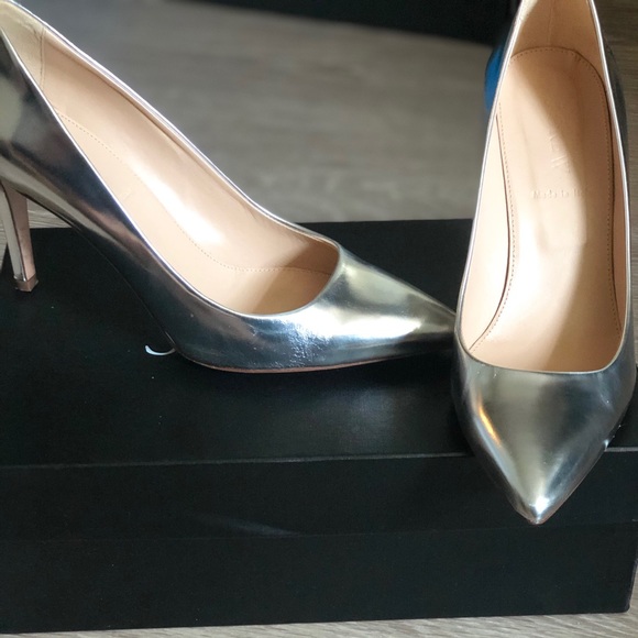 J crew Metallic silver pumps - Picture 5 of 6